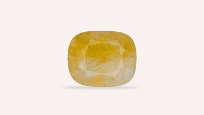Natural Yellow Sapphire (Pukhraj) 10.97 Carats