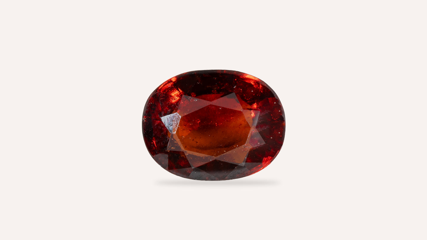 Natural Sri-Lankan Hessonite (Gomed) 4.95 Carats