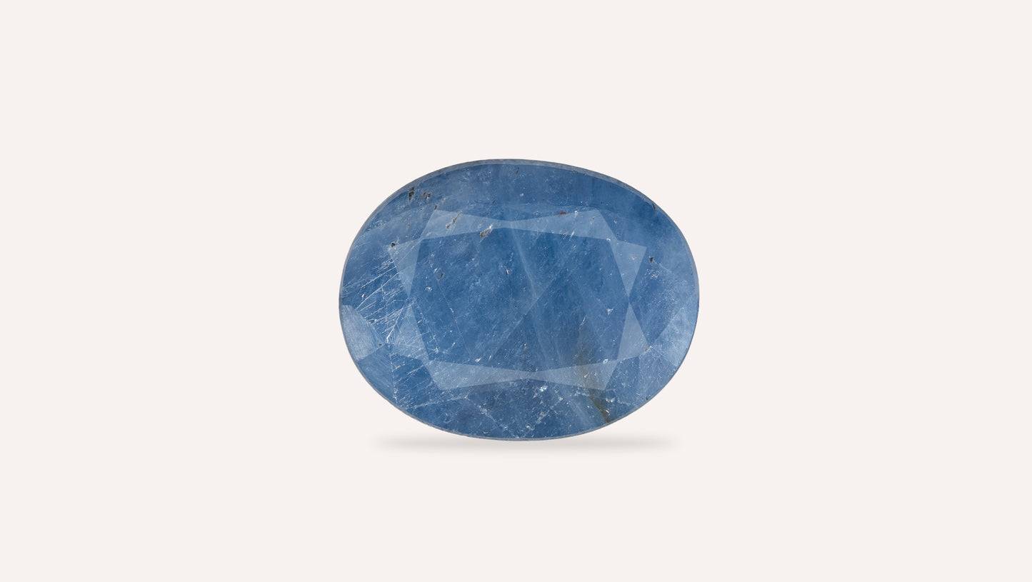 Natural Blue Sapphire (Neelam) 6.77 Carats