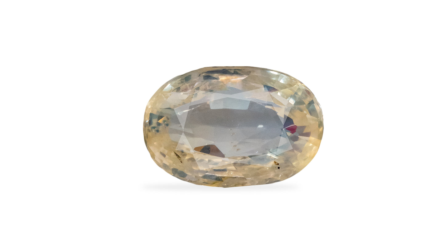 Natural Yellow Sapphire (Pukhraj) 6.09 Carats