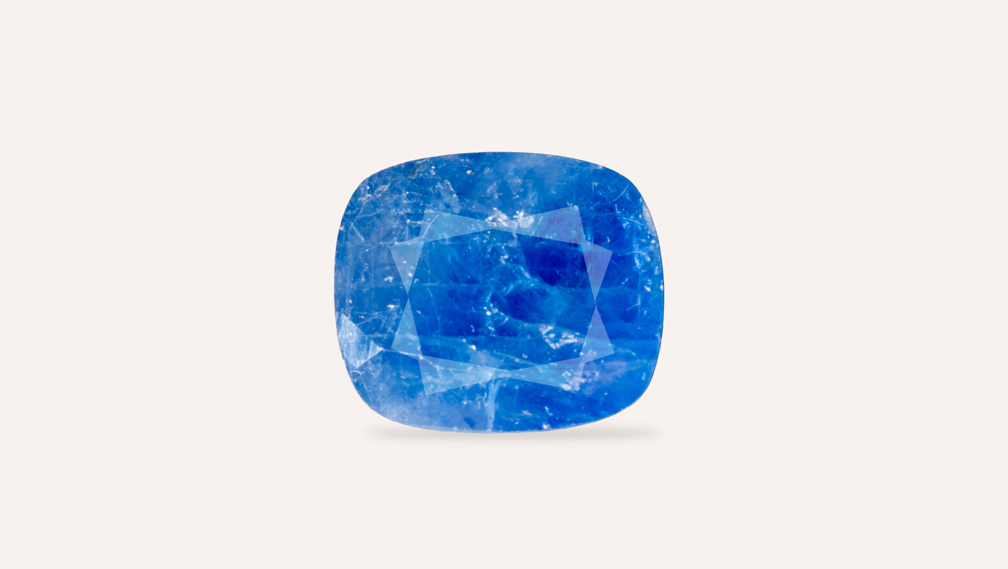 Natural Blue Sapphire (Neelam) 7.63 Carats