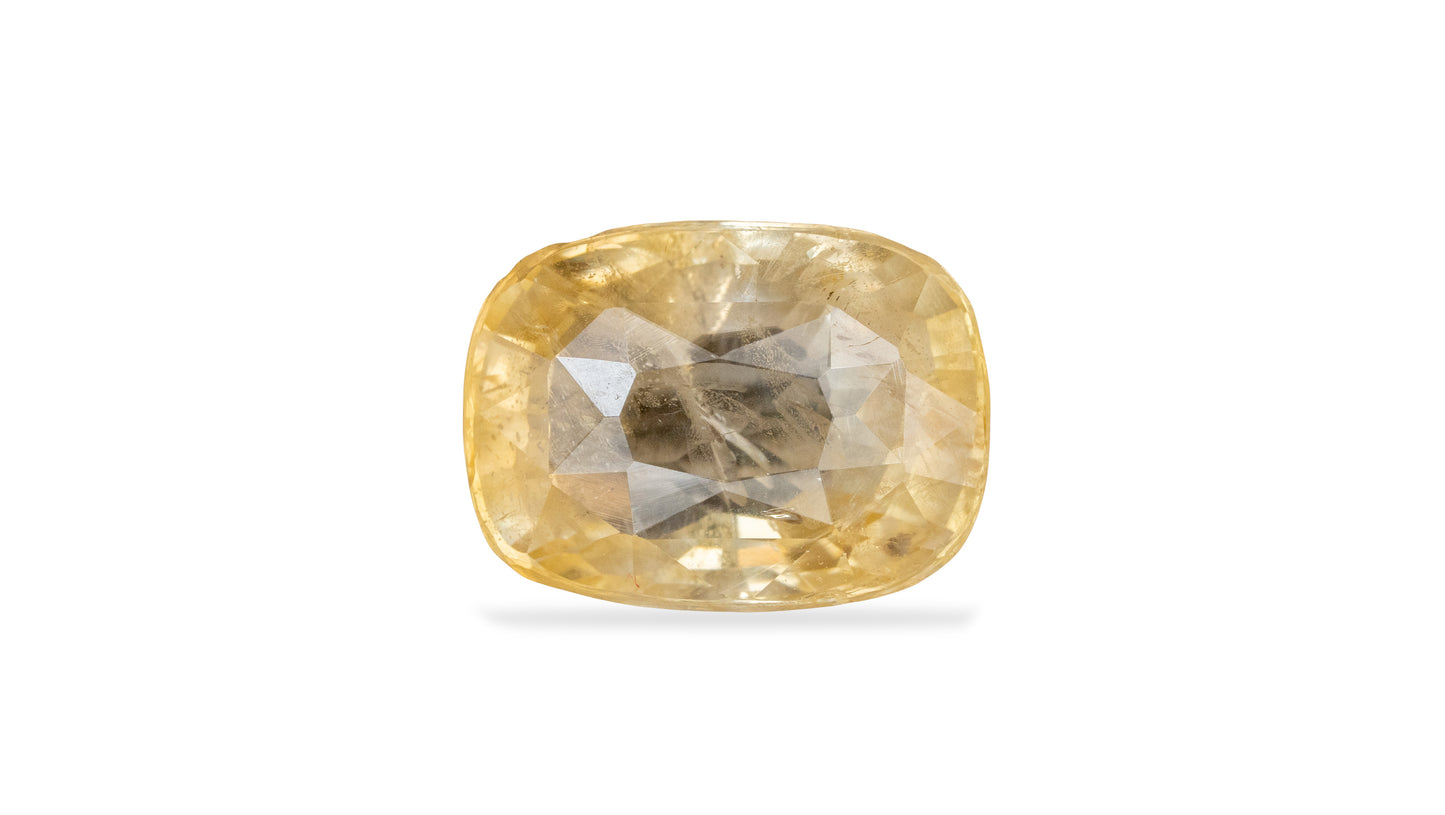 Natural Yellow Sapphire (Pukhraj) 7.04 Carats