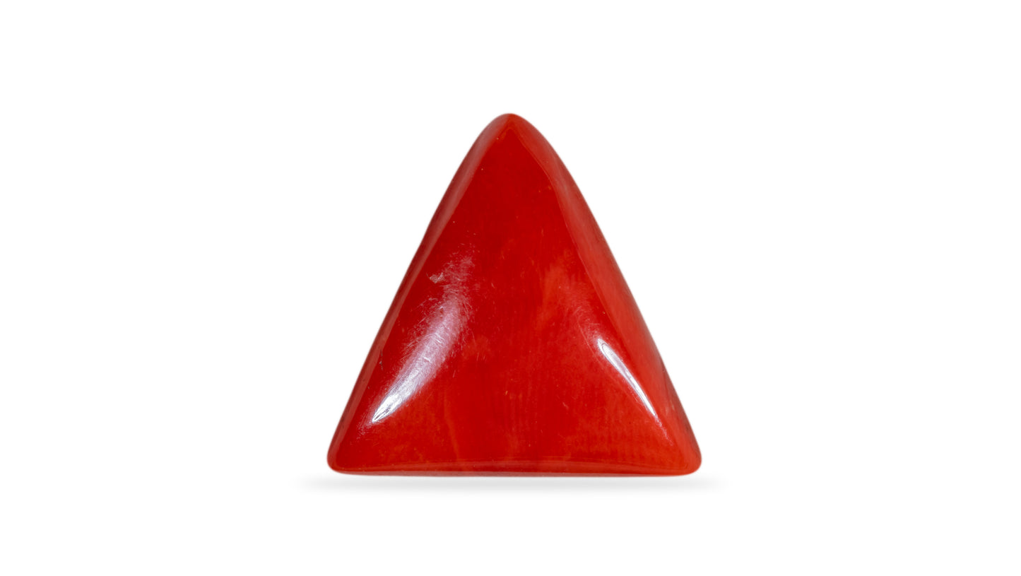 Natural Italian Red Coral (Moonga) 10.89 Carats