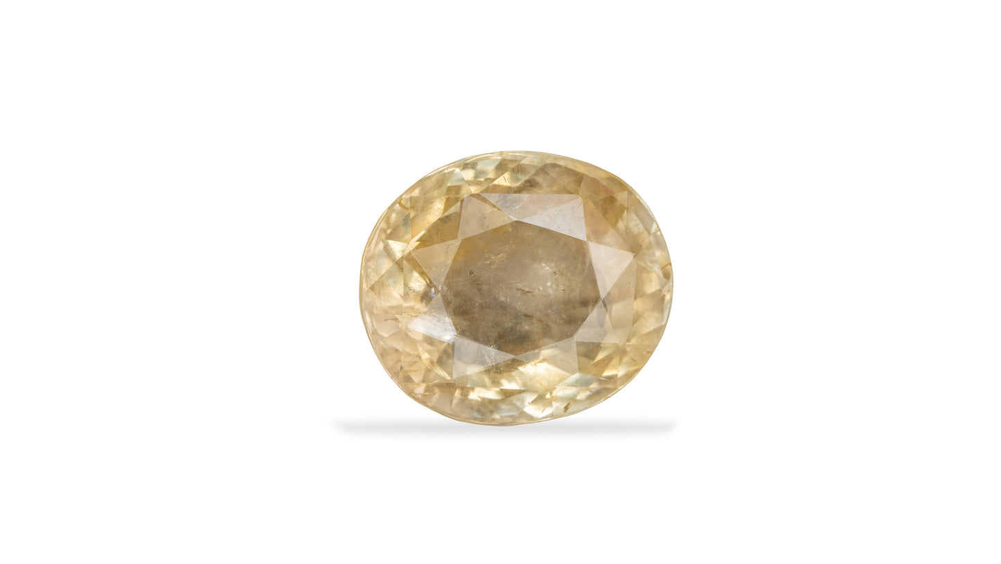 Natural Yellow Sapphire (Pukhraj) 11.07 Carats