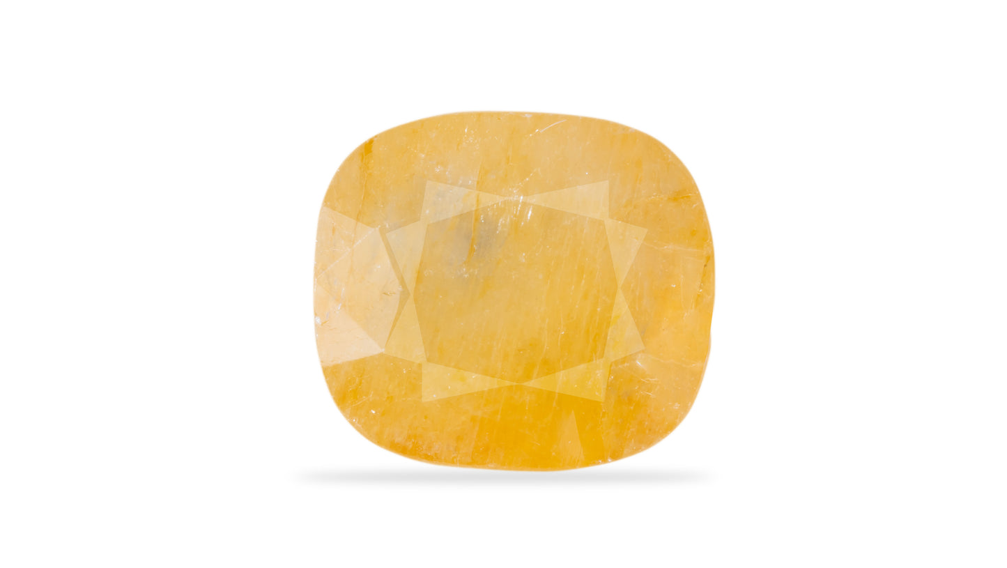 Natural Yellow Sapphire (Pukhraj) 7.59 Carats