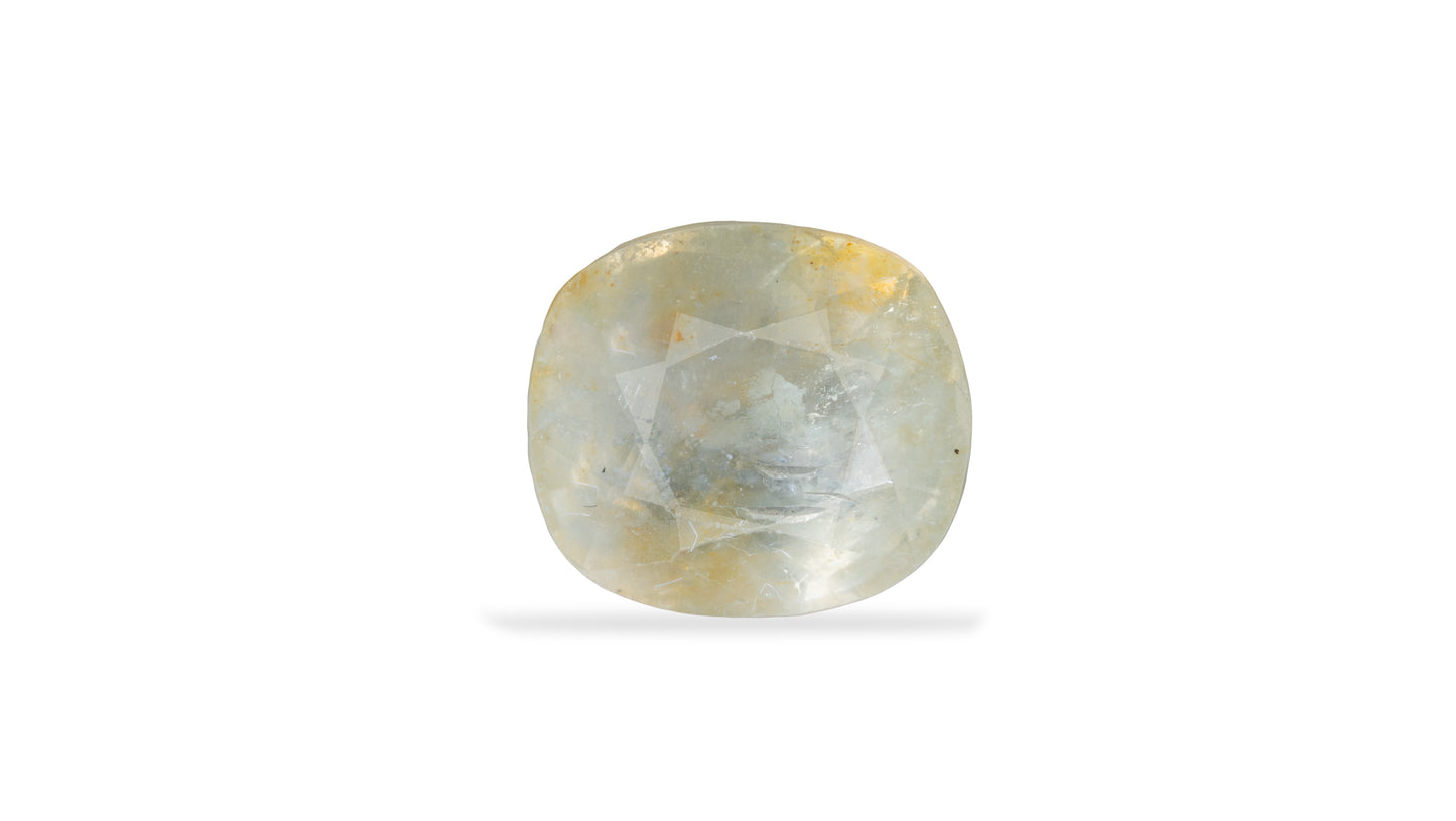 Natural Yellow Sapphire (Pukhraj) 6.97 Carats