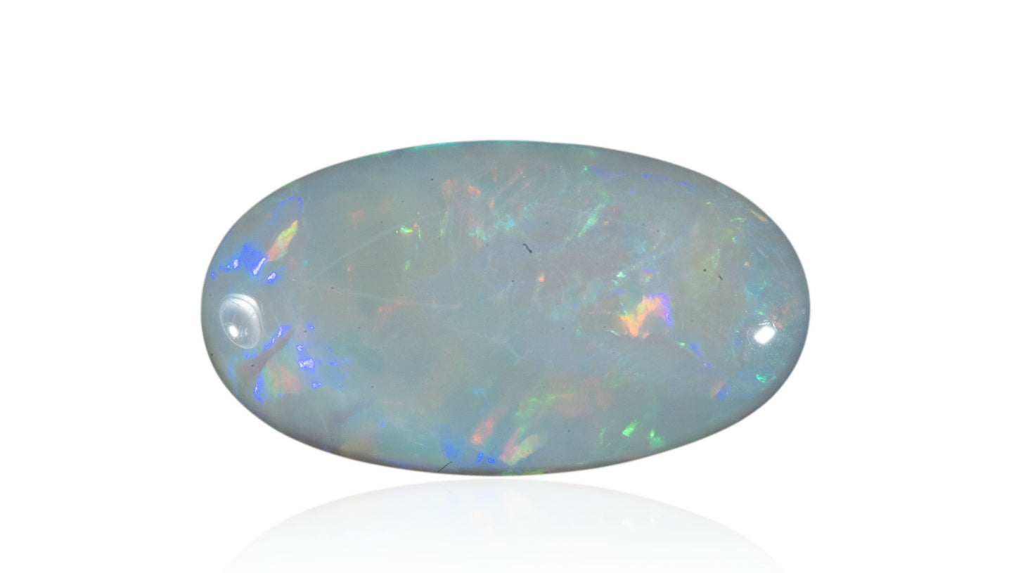 Natural Australian White Fire Opal 5.44 Carats