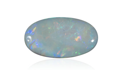 Natural Australian White Fire Opal 5.44 Carats
