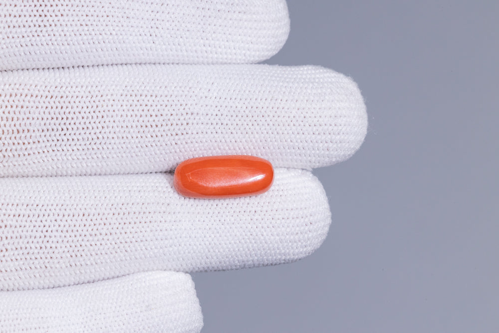 Natural Red Coral (Moonga) 7.36 Carats