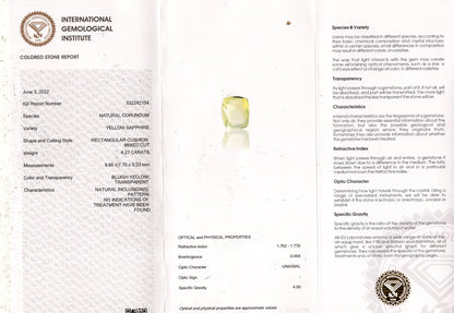 Natural Pitambari 4.27 Carats