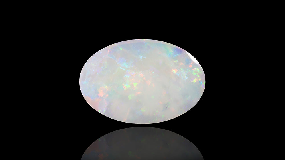 Natural Australian White Fire Opal 3.69 Carats