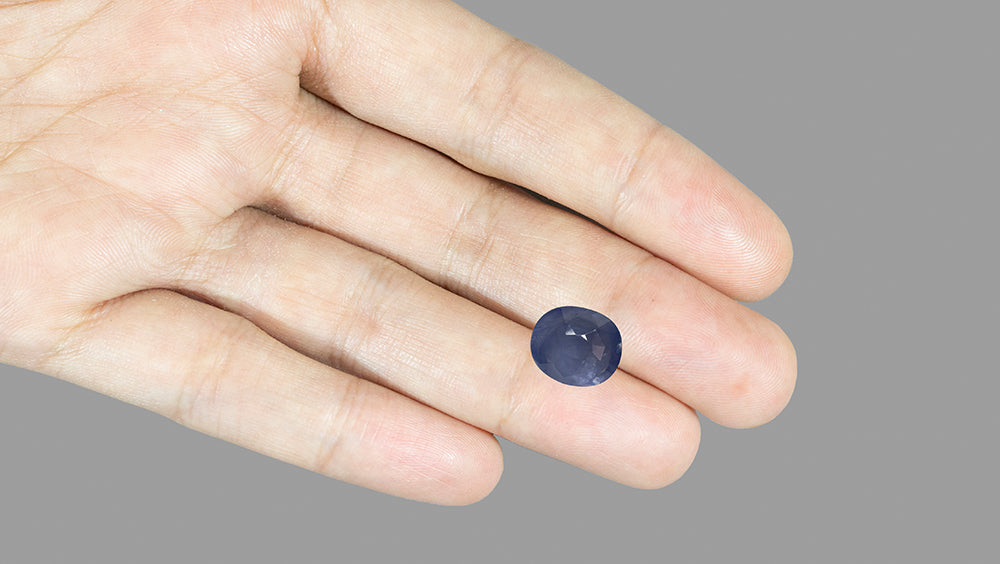 Natural Blue Sapphire (Neelam) 4.94 Carats