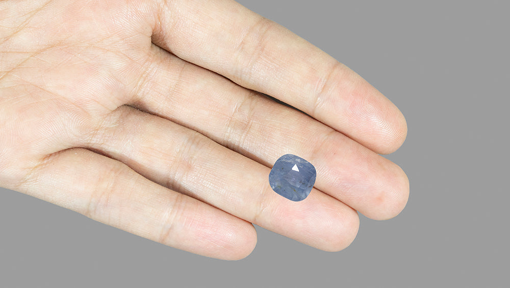 Natural Blue Sapphire (Neelam) 6.87 Carats