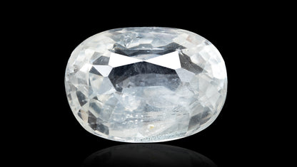 NATURAL WHITE SAPPHIRE  4.55 CARATS