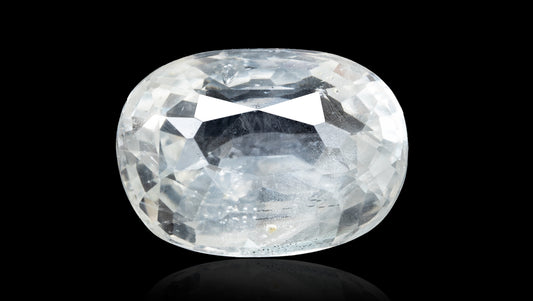 NATURAL WHITE SAPPHIRE  4.55 CARATS