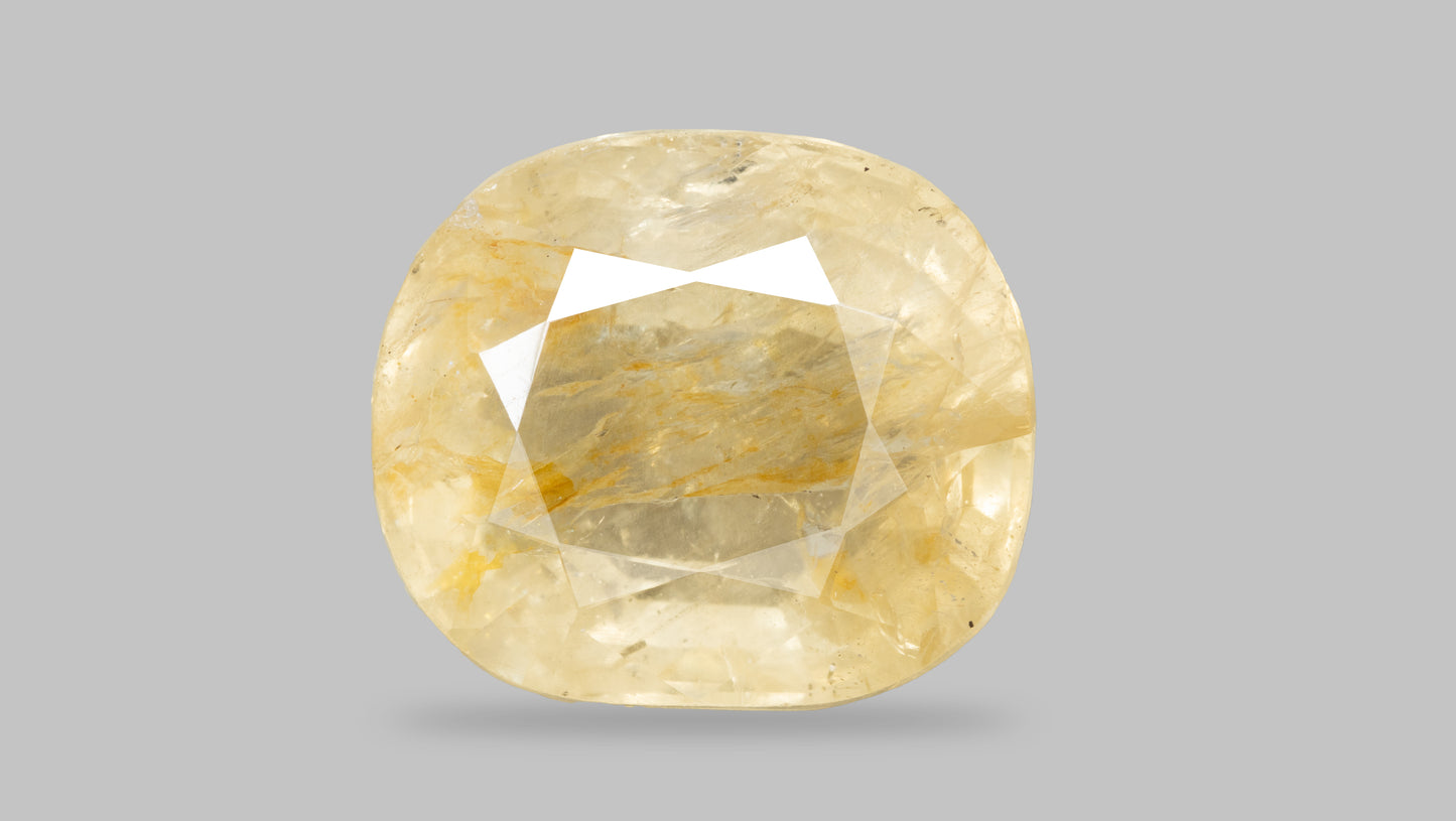 Natural Yellow Sapphire (Pukhraj) 10.15 Carats