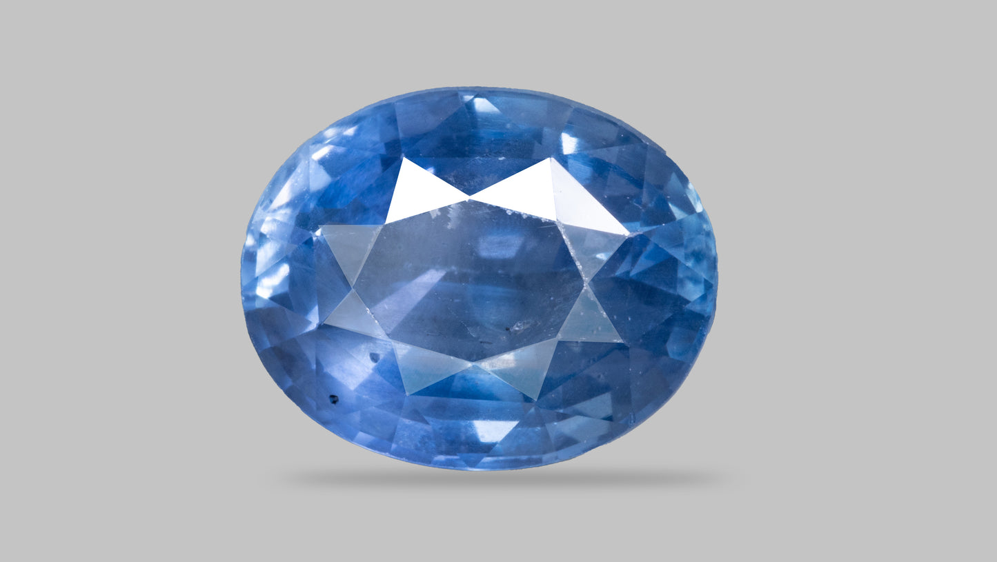 Natural Blue Sapphire (Neelam) 3.52 Carats