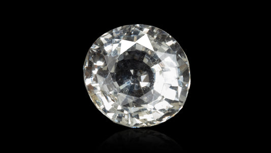 NATURAL WHITE SAPPHIRE 2.05 CARATS