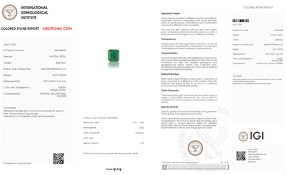 Natural Zambian Emerald (Panna) 4.65 Carats