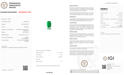 Natural Zambian Emerald (Panna) 4.48 Carats
