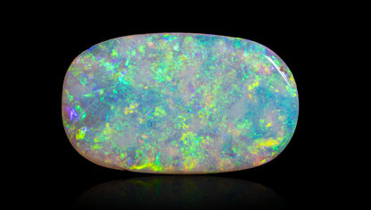 Natural Australian White Fire Opal 5.74 Carats