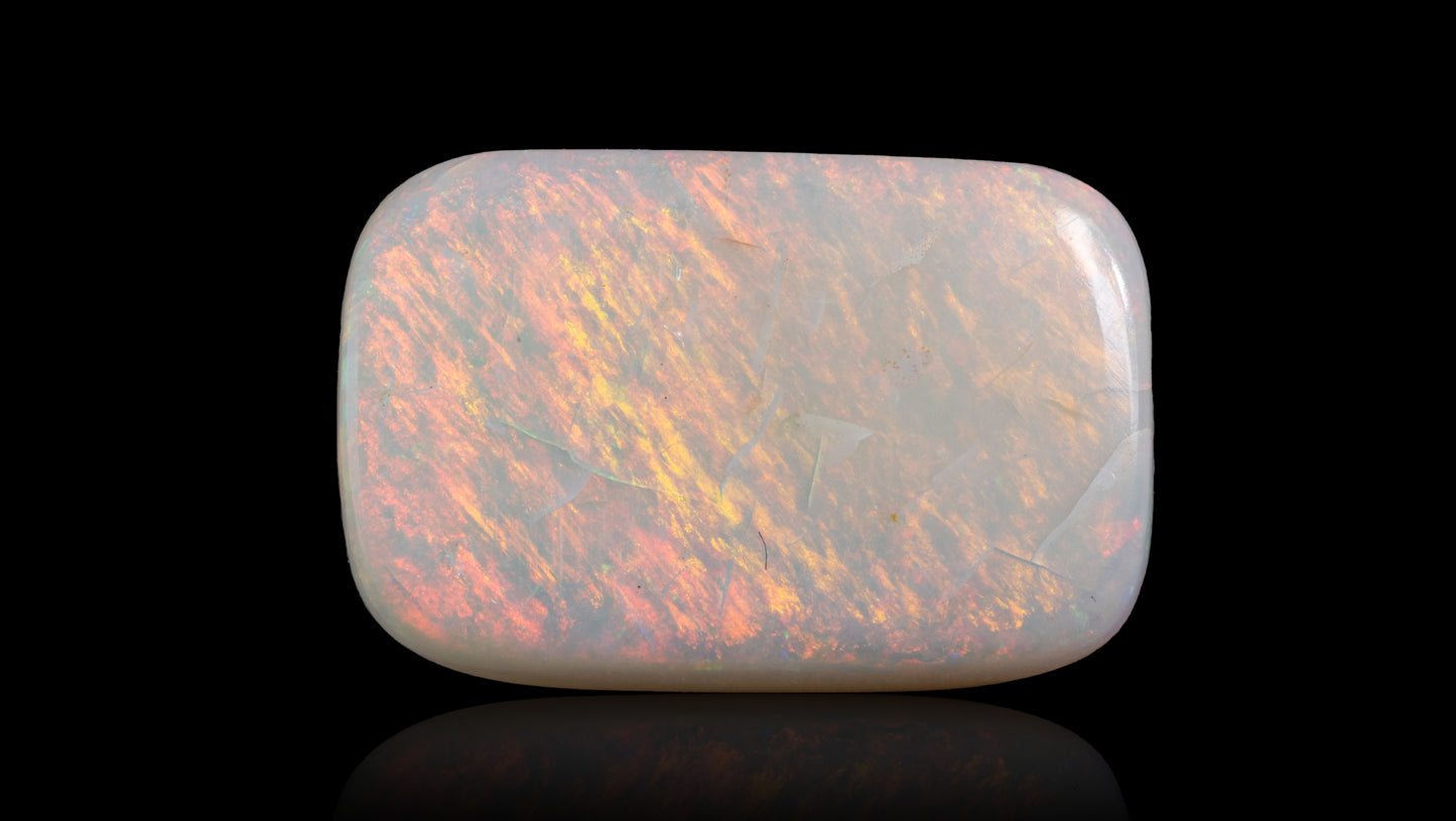 Natural Australian White Fire Opal 10.53 Carats