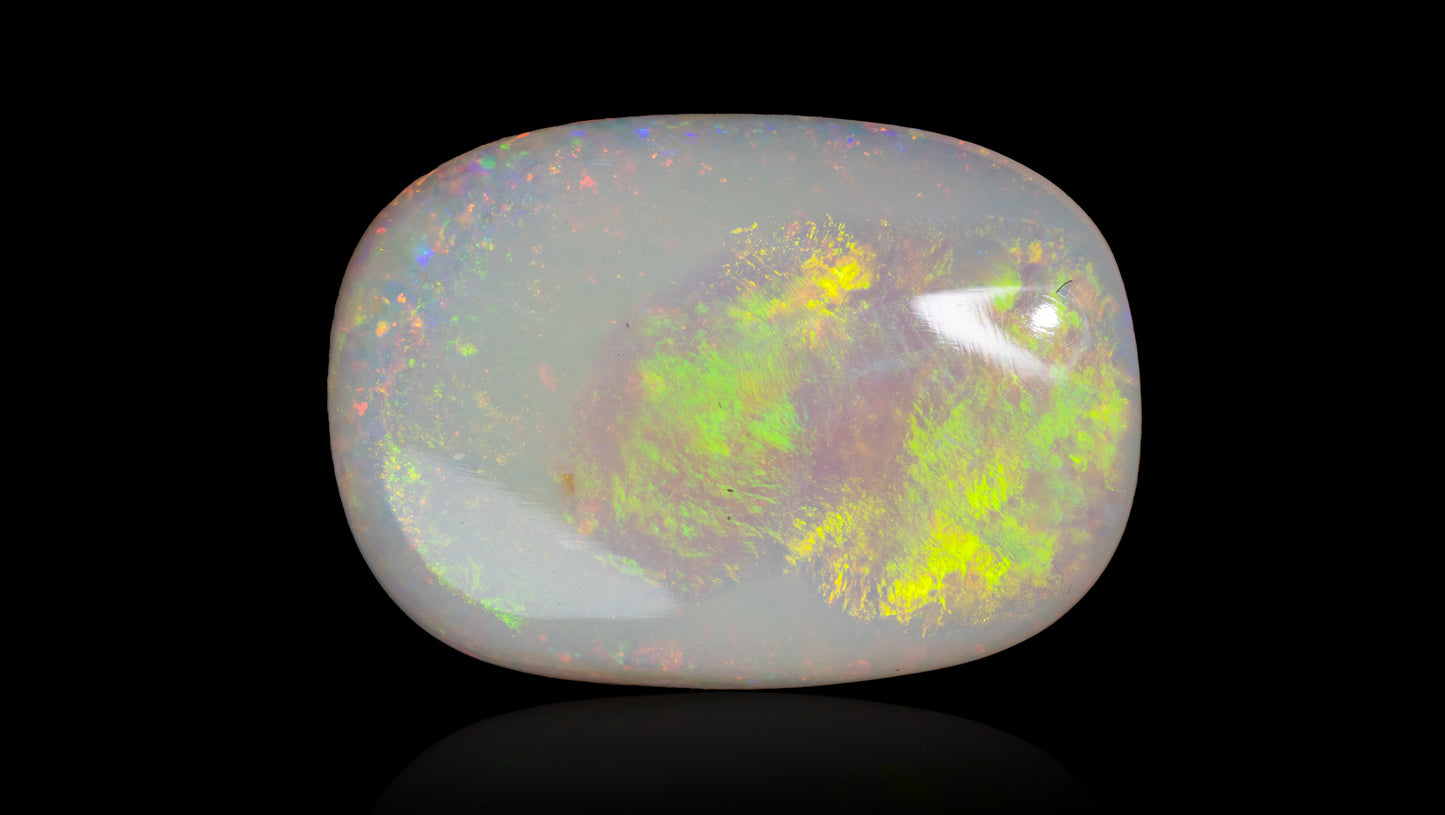 Natural Australian White Fire Opal 7.73 Carats