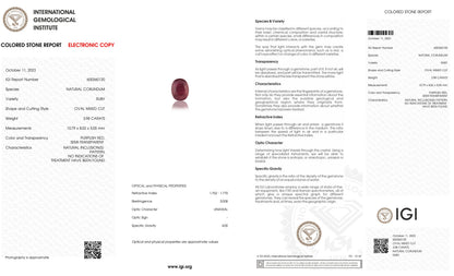 Natural Mozambique Ruby (Manik) 3.98 Carats