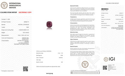 Natural Ruby (Manik) 5.92 Carats