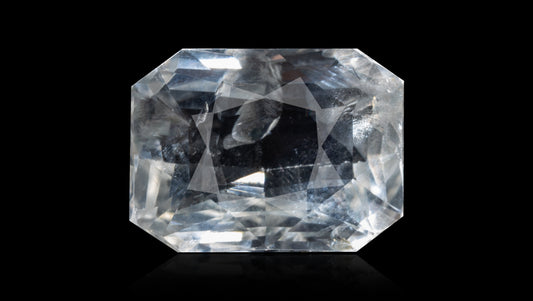 NATURAL WHITE SAPPHIRE 5.93 CARATS