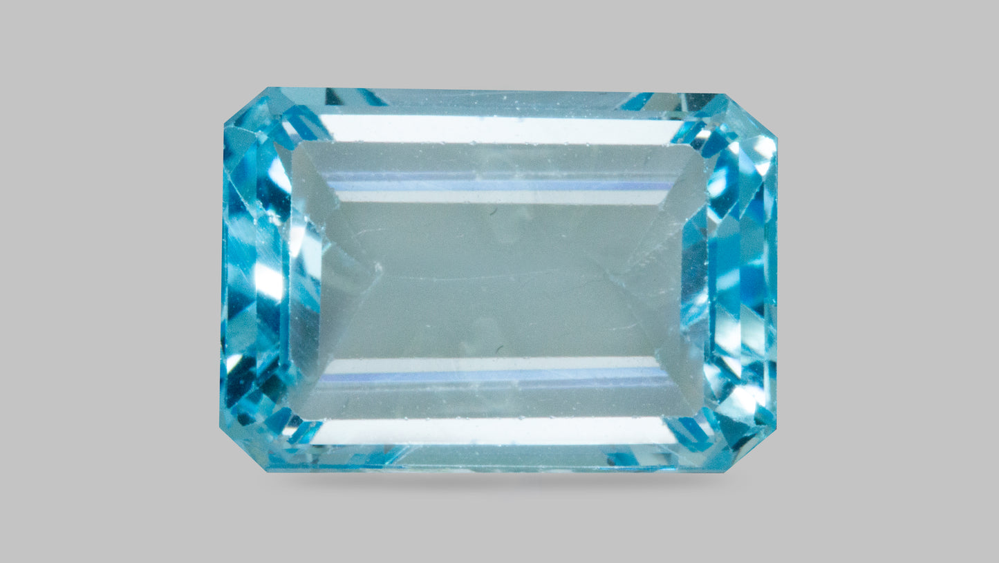 NATURAL BLUE TOPAZ 9.25 CARATS