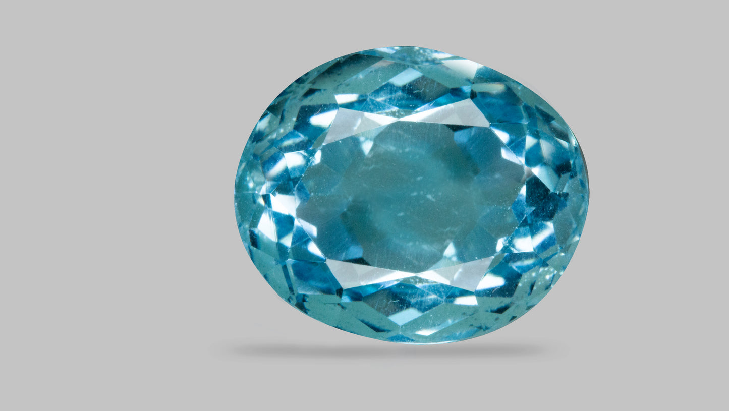 NATURAL BLUE TOPAZ 9.83 CARATS