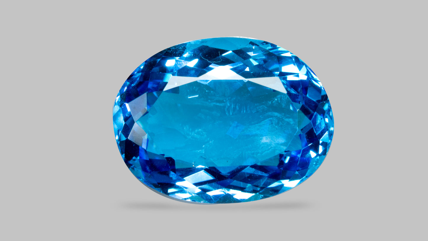 NATURAL BLUE TOPAZ  22.05 CARATS