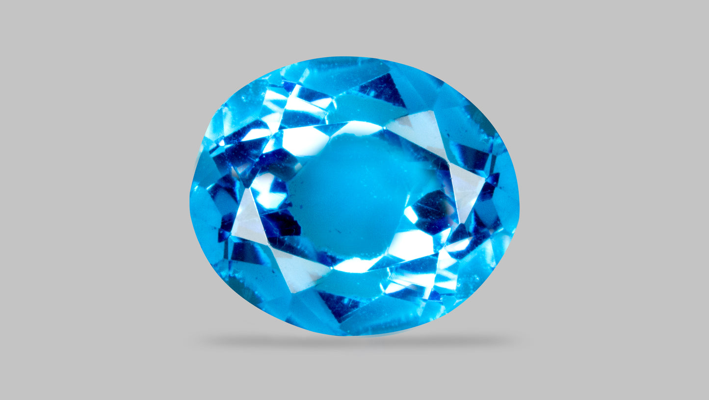 NATURAL BLUE TOPAZ  6.77 CARATS