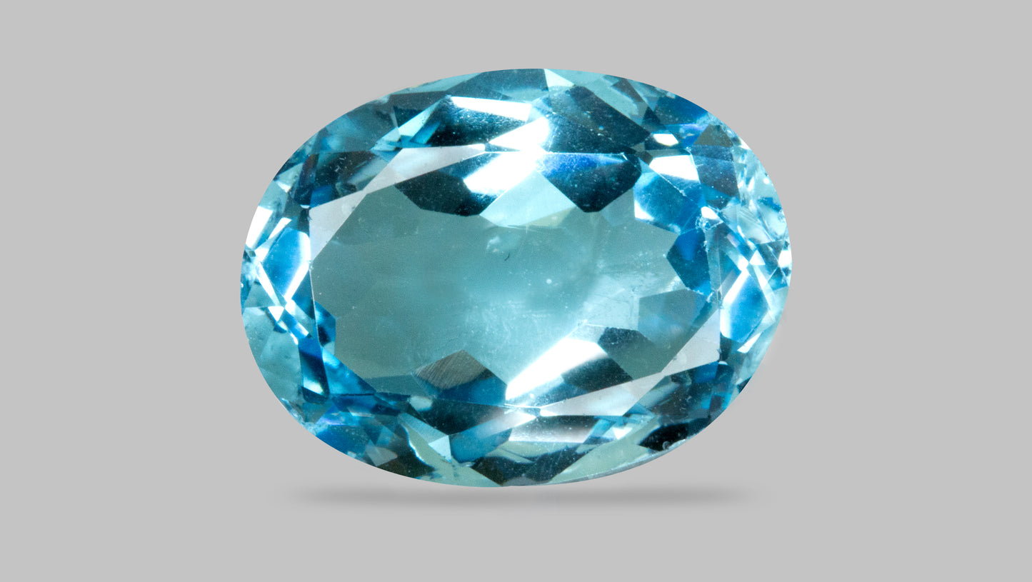 NATURAL BLUE TOPAZ  13.19 CARATS