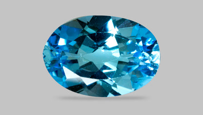 NATURAL BLUE TOPAZ 6.68 CARATS