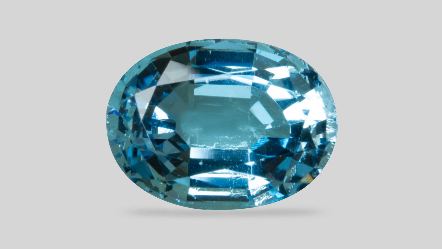NATURAL BLUE TOPAZ 7.66 CARATS