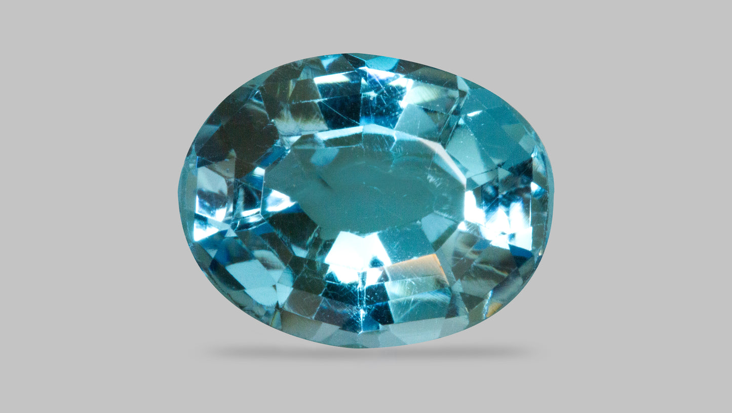 NATURAL BLUE TOPAZ 6.61 CARATS