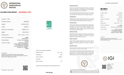 Natural Zambian Emerald (Panna) 10.50 Carats