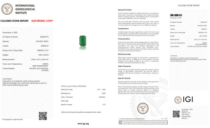 Natural Zambian Emerald (Panna) 2.84 Carats