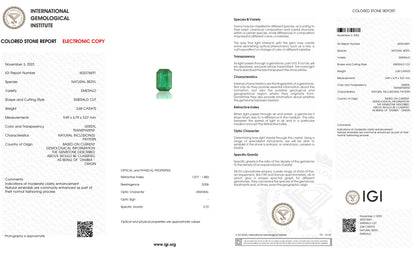 Natural Zambian Emerald (Panna) 2.68 Carats