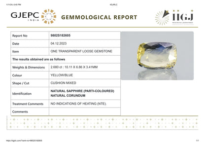 Natural Pitambari 2.68 Carats