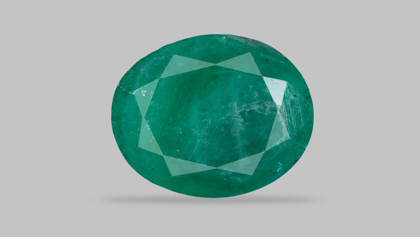 Minor Oil Natural Zambian Emerald (Panna) 2.97 Carats
