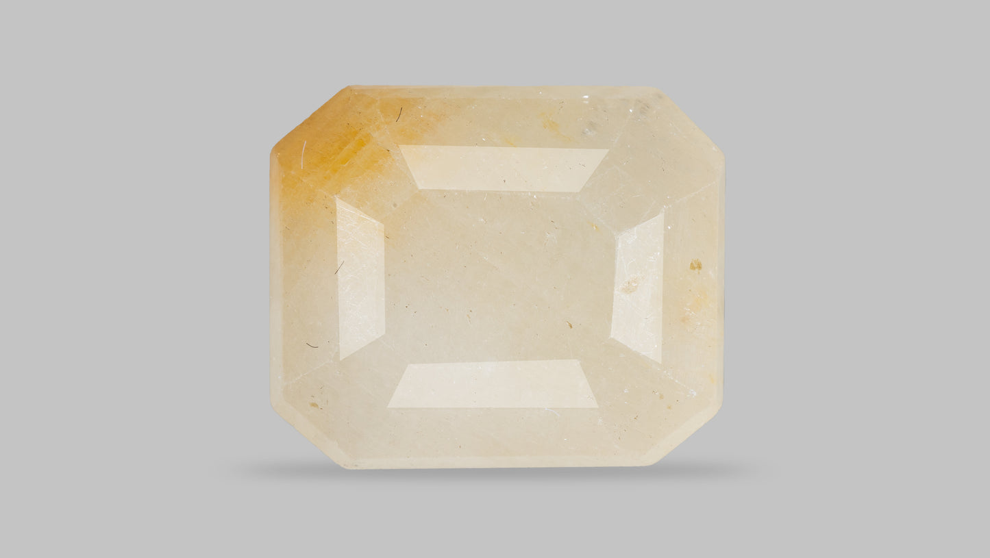 Natural Yellow Sapphire (Pukhraj) 10.14 Carats
