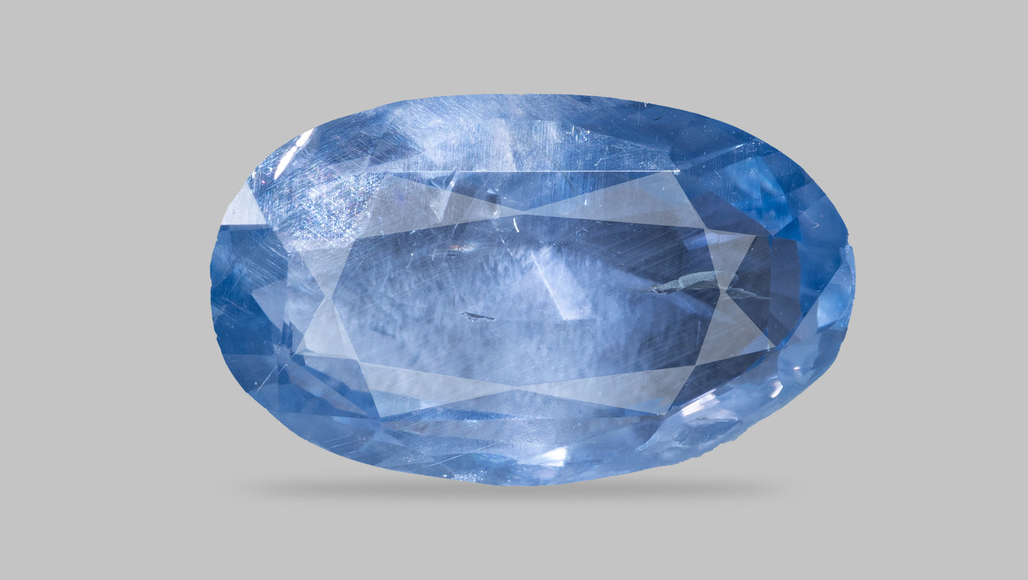 NATURAL BLUE SAPPHIRE (NEELAM) 3.14 CARATS