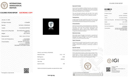 Natural White Sapphire 2.82 Carats