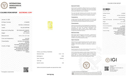 Natural Yellow Sapphire (Pukhraj) 3.01 Carats