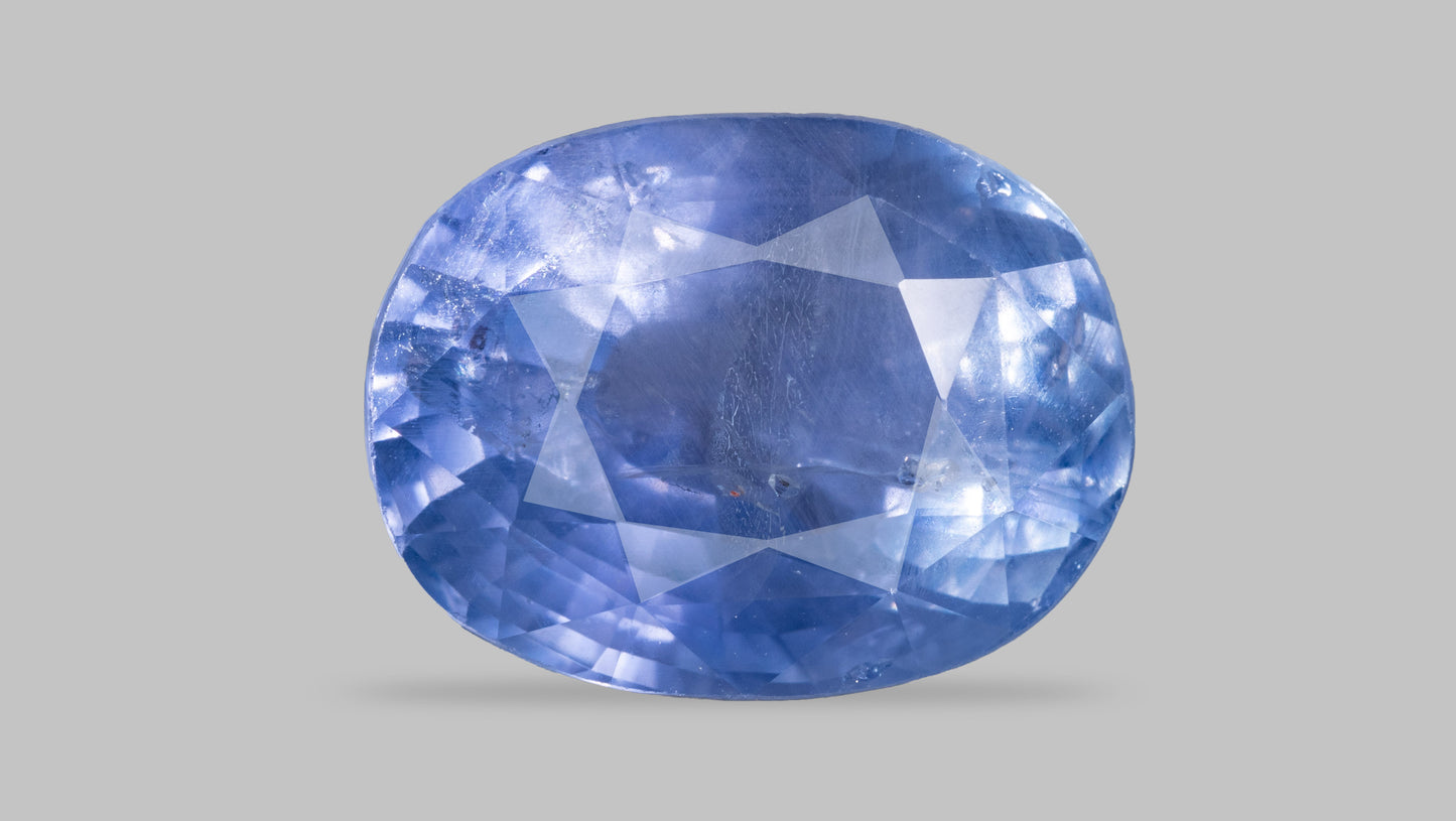 Natural Blue Sapphire (Neelam) 7.16 Carats