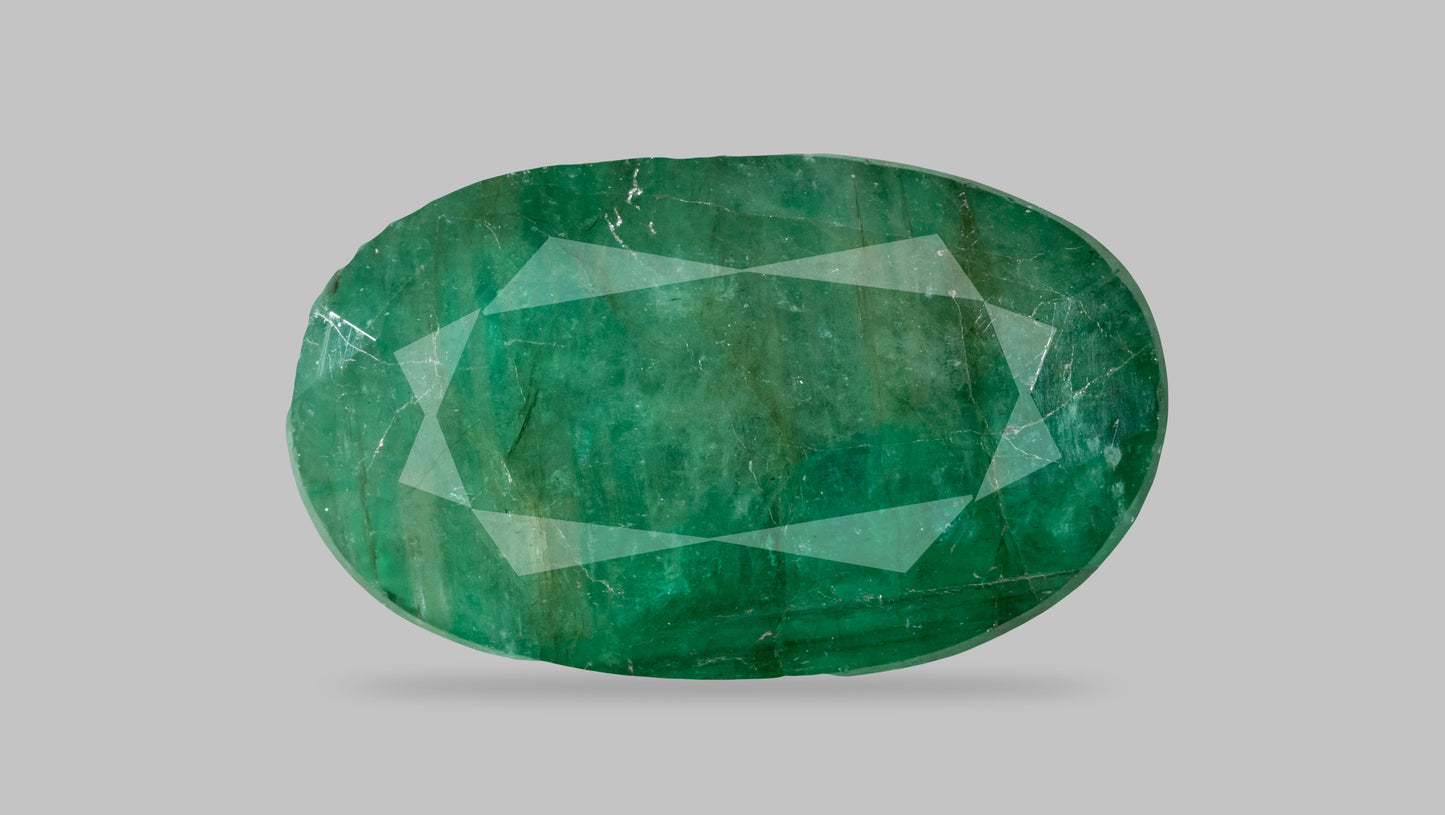 Minor Oil Natural Zambian Emerald (Panna) 4.89 Carats