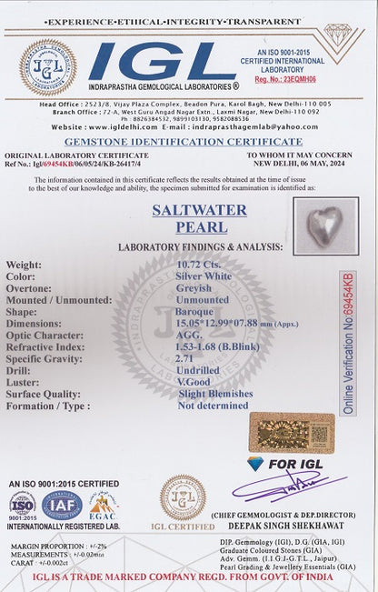 Venezuela Pearl (Moti) 10.72 Carats
